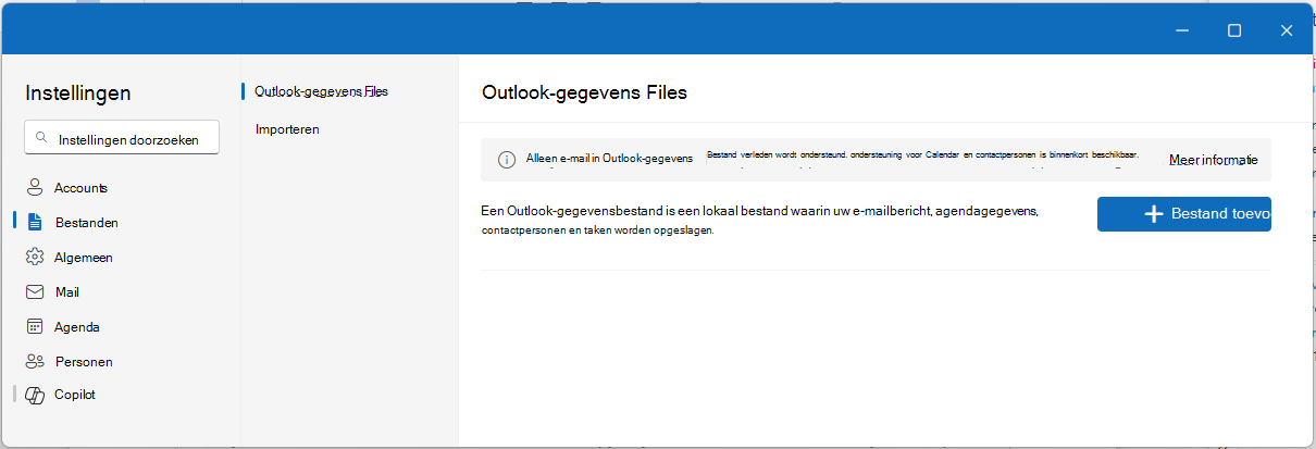 PST-bestand openen