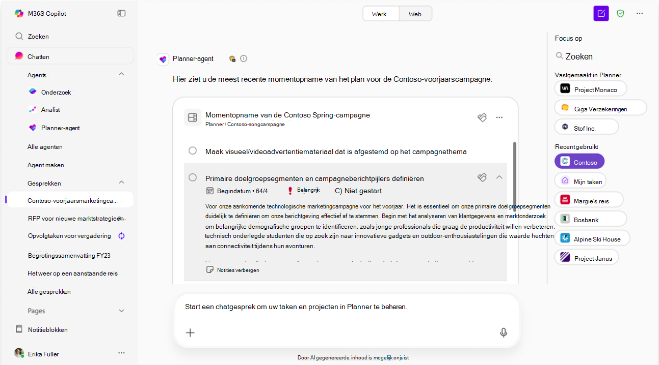 Schermafbeelding met Abonnementkiezer.