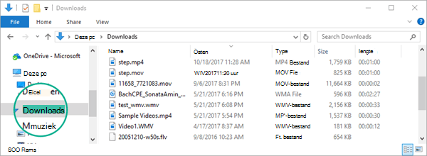Het geconverteerde bestand wordt gekopieerd naar de map Downloads van uw computers
