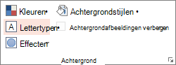 Achtergrondopties