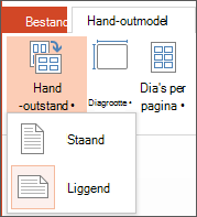 Menu Hand-out Afdrukstand