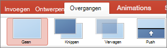 PowerPoint voor Mac Transitions