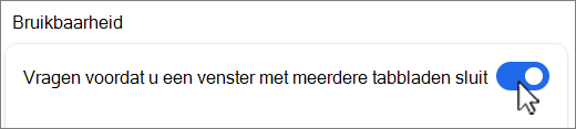 Vraag het voordat u het venster sluit met meerdere tabbladen schermopname.