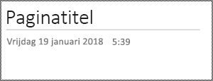 Naam van pagina wijzigen in webversie van OneNote