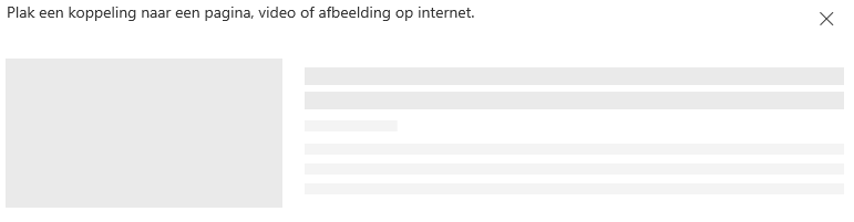 Schermafbeelding van het plakken van een koppeling in SharePoint.