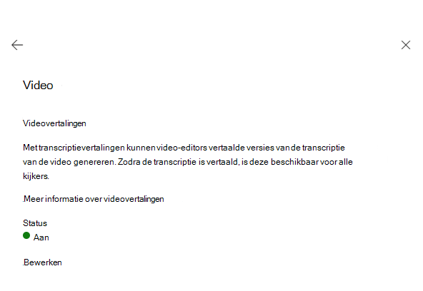 Videovertalingen op