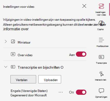 Gebruikersinterface met een knop Vertalen