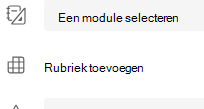 rubriek toevoegen
