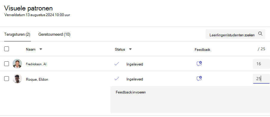 Indeling