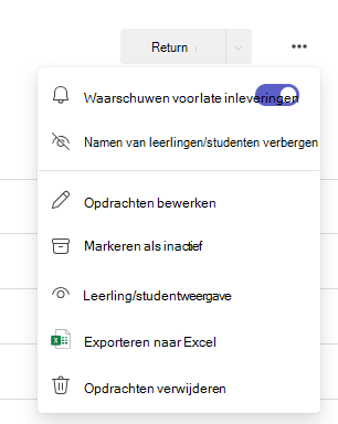 dialoogvenster opties