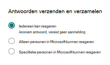 Schermafbeelding van de optie Iedereen
