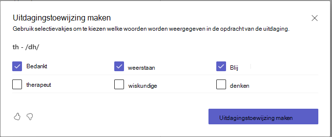 Schermopname van uitdaging.