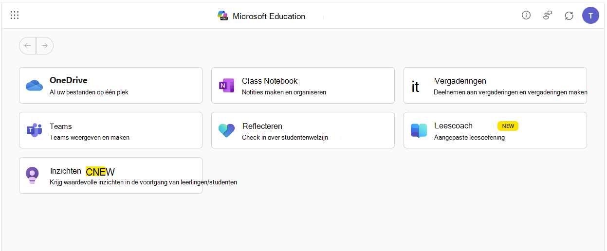Microsoft 365-app-dashboard