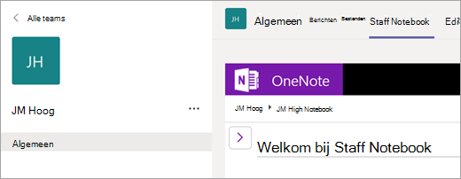 Tabblad Personeelsnotitieblok