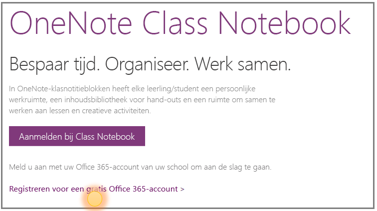 Schermafbeelding van hoe u een gratis Office 365-account kunt krijgen.