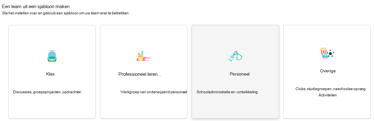 Personeel kiezen