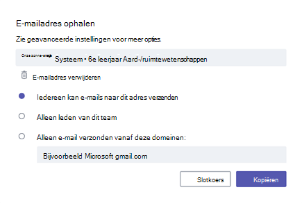 E-mail ontvangen