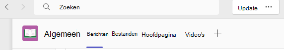 Schermafbeelding van berichten.