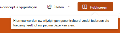 Schermopname van opnieuw publiceren.
