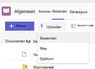 Schermopname van upload.