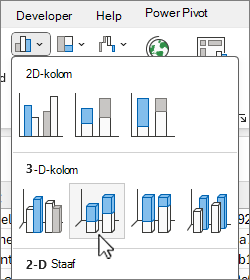 Galerie Kolomdiagrammen invoegen