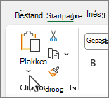Knop plakken pijl-omlaag