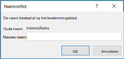 De naam van het conflicterende bereik wijzigen