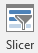 Schermafbeelding van de knop Slicer invoegen.