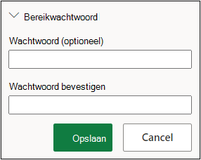 Bereikbeveiliging instellen