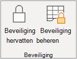 Bladbeveiliging hervatten