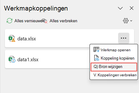 verbroken koppelingsvensters repareren