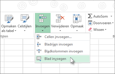 Cellen invoegen
