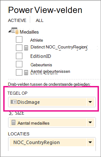 Tegels in Power View