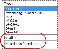 Locale box selected in Format Cells dialog box