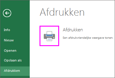 Afdrukvoorbeeld
