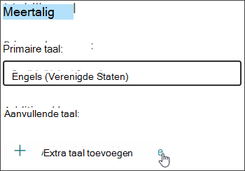 Een taal toevoegen