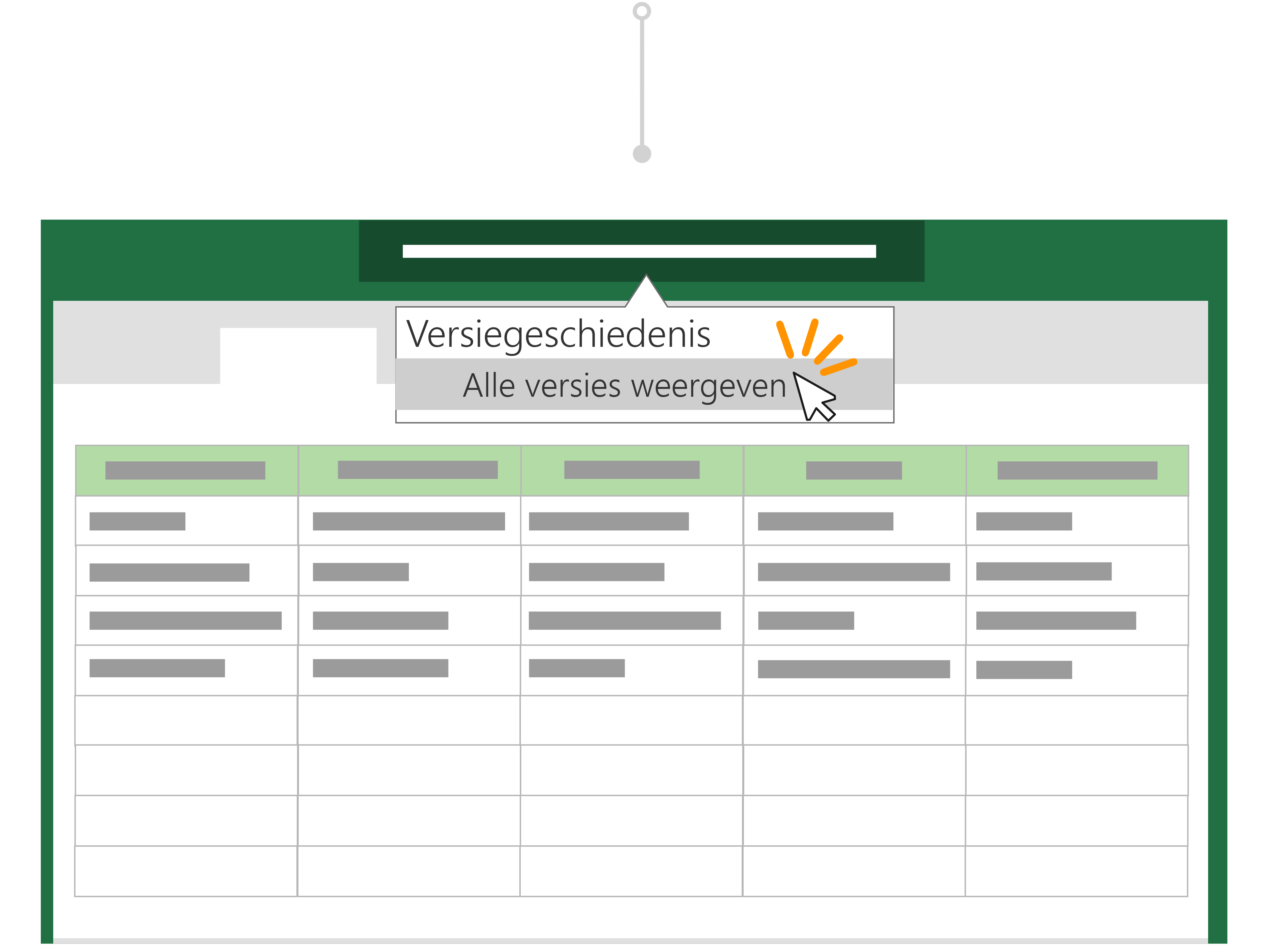 Gebruik Versiegeschiedenis om terug te gaan naar een eerdere versie van een bestand.