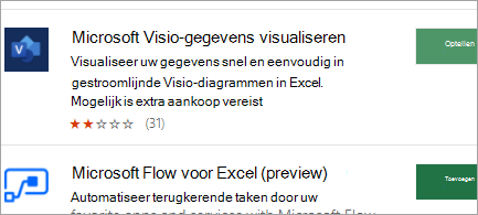 Invoegtoepassingen downloaden van Office Store op het web
