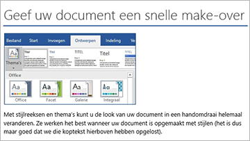 Een rondleiding volgen in WordWelkom