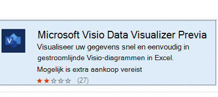 Hiermee wordt de invoegtoepassing Gegevens visualiseren weergegeven