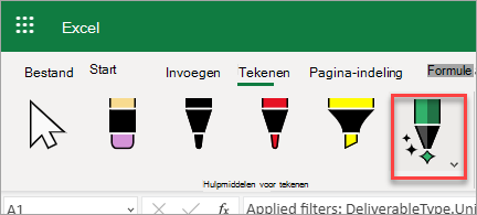 Hulpmiddel voor inkt en markeren