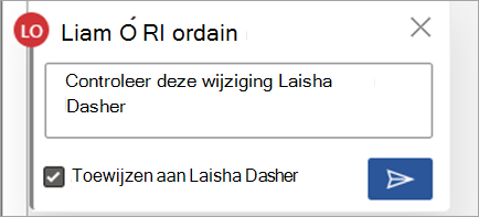Opmerkingen worden weergegeven in Word