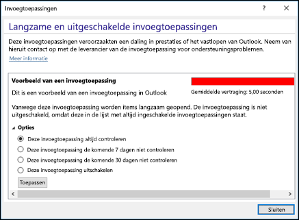 Outlook-invoegtoepassingen uitschakelen