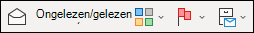 De menu-items van het menu Tags