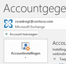 Een nieuw account toevoegen