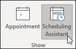 Planningsassistent weergeven