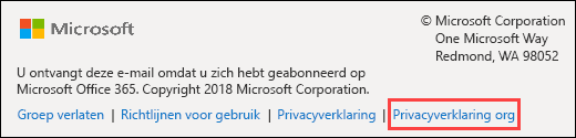 welkomstbericht voor gasten in Office 365 Groepen