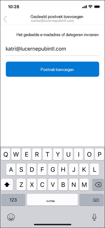 Voer uw e-mailadres in.