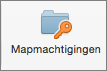 Knop Mapmachtigingen in Outlook 2016 voor Mac