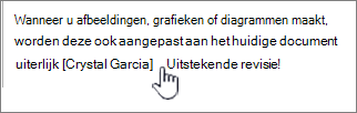 Inline-opmerkingen toevoegen aan een bericht